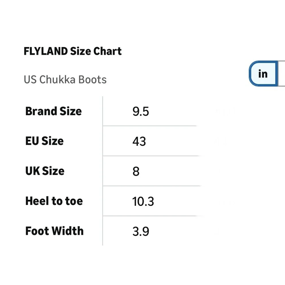 Flyland 9008 Mens Golden Leather Chukka Boots Lace‎ Up Ankle Shoes Size 9.5 NEW
